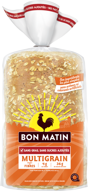 Bon Matin™ No Fat, No Sugar Added Multigrain Bread