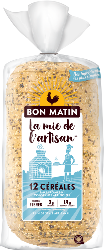 Bon Matin™ La mie de l’artisan™ 12 Grain Bread