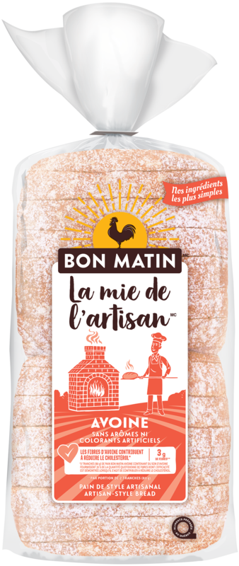 Bon Matin™ La mie de l’artisan™ Oatmeal Bread
