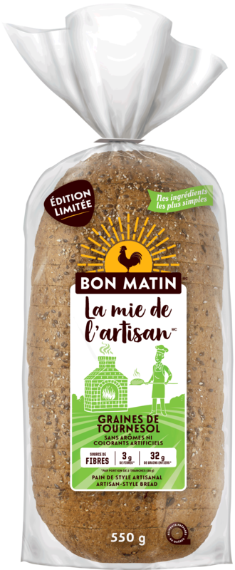 Bon Matin™ La mie de l&#039;artisan™ Sunflower Seeds Bread