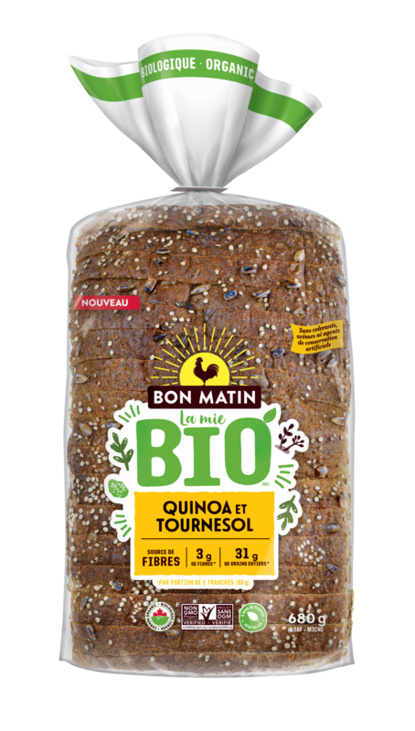Bon Matin™ La mie BIO™ Quinoa Sunflower Bread