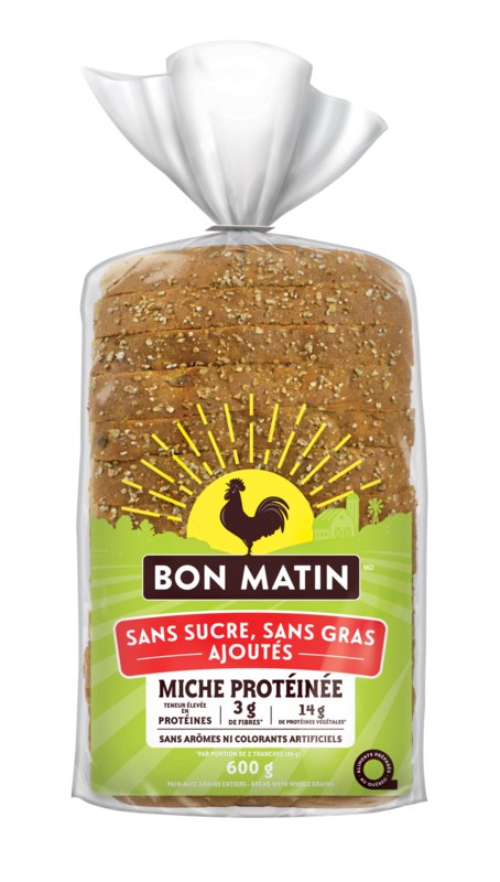 Bon Matin No Sugar, No Fat Added Protein Loaf