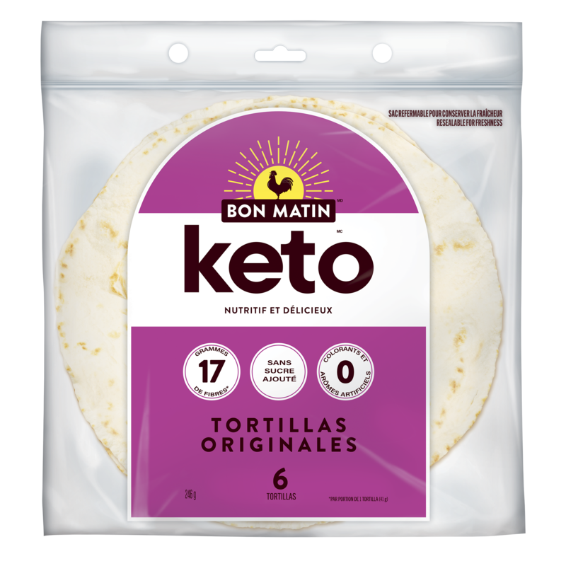 Bon Matin Keto Tortillas Package