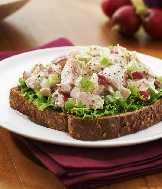 Crunchy Tuna and Radish Salad Sandwich