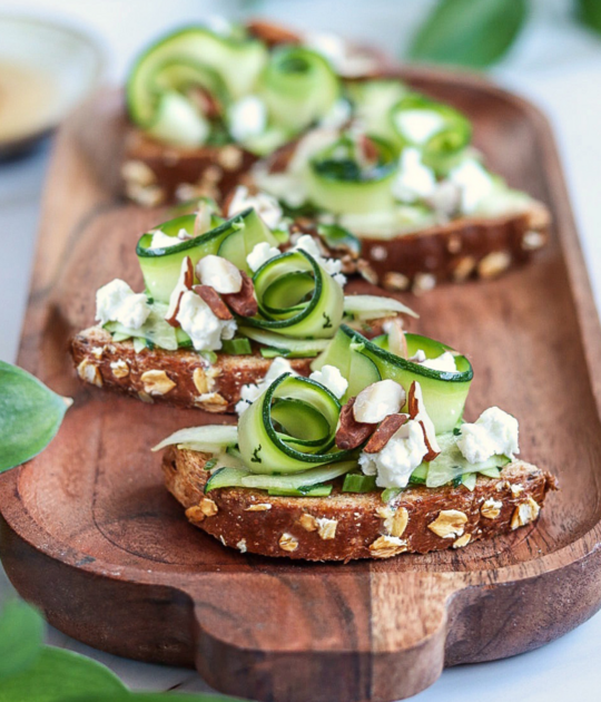 Goat Cheese and Zucchini Squares