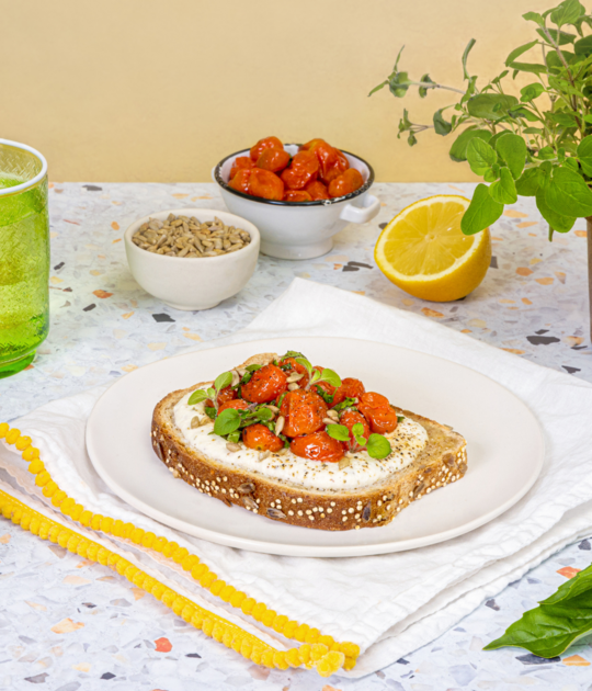 Toast with Whipped Ricotta