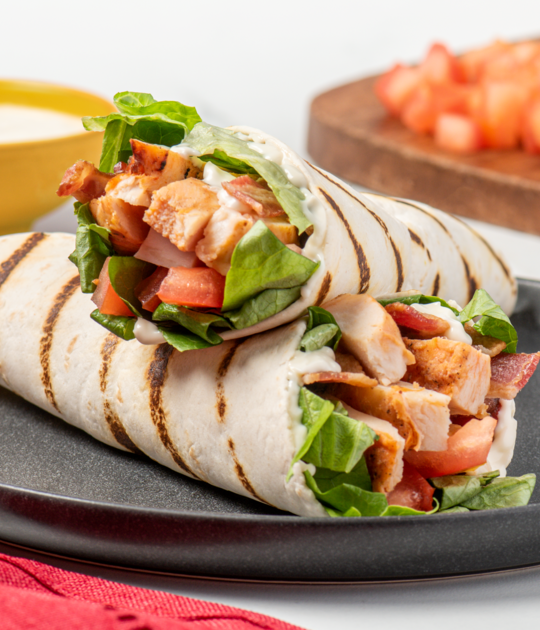 Chicken Bacon Ranch Keto Wrap Recipe