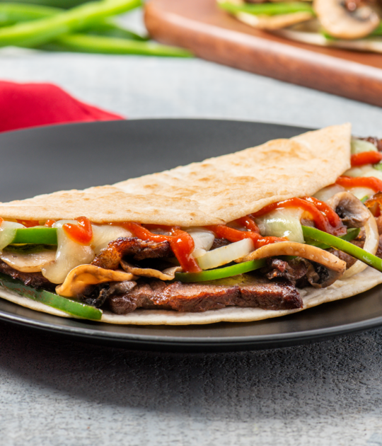 Keto-Friendly Philly Cheese Steak Wraps Recipe