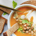 Chickpea, Red Lentil and Carrot Creamy Soup 
