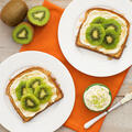 Open-Face Kiwi Lime Breakfast Sandwich