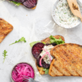 Roasted Beet and Goat Cheese Sandwich