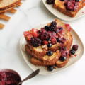 French Toast with Red Berry Compote