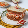 Pulled Chicken and Apple Slaw Sandwich