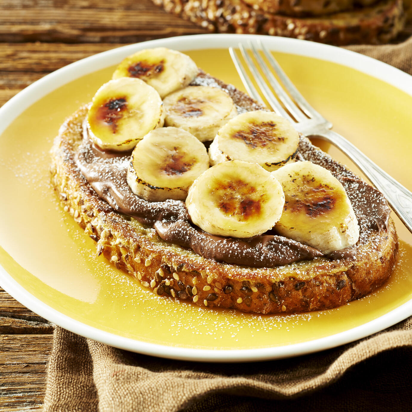 Chocolate-Banana French Toast