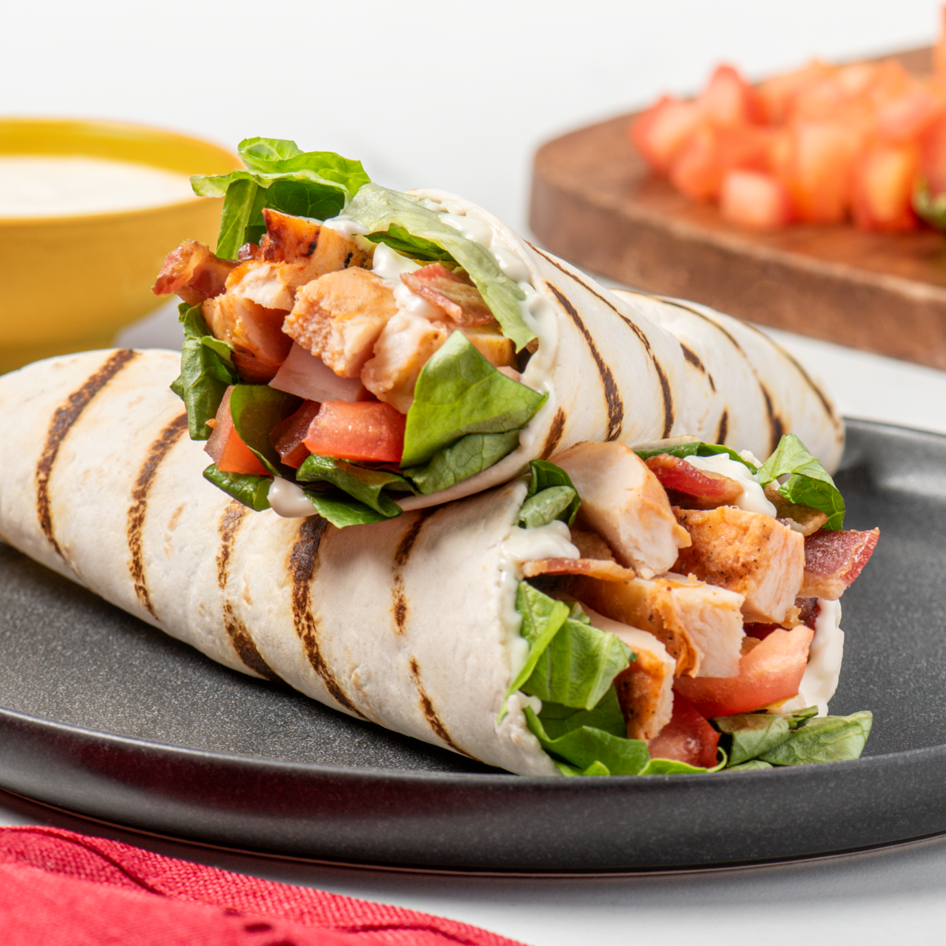 Chicken Bacon Ranch Keto Wrap Recipe