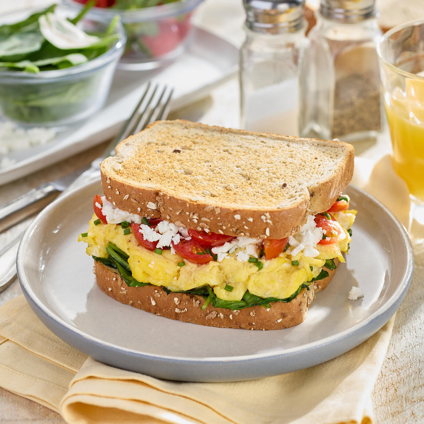 High Protein Breakfast Sandwich